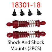 HOSpeed 18301-18 Shock & Shock Caps 2pcs - Hobby City NZ (8348644245741)