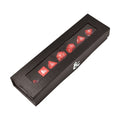 Ultra Pro D&D Heavy Metal Red and White Deluxe Dice Set