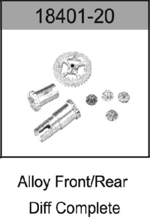 HOSpeed 18401-20 Alloy Front/Rear Differential - Hobby City NZ (8348647293165)