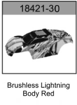 HOSpeed 18421-30 Body Brushless Hurricane 4WD Truggy Red - Hobby City NZ (8348648177901)