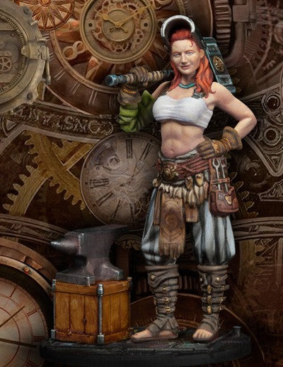 Scale 75 SWS-007 Figures Steampunk Wargames Helga Blitzhammer 35mm