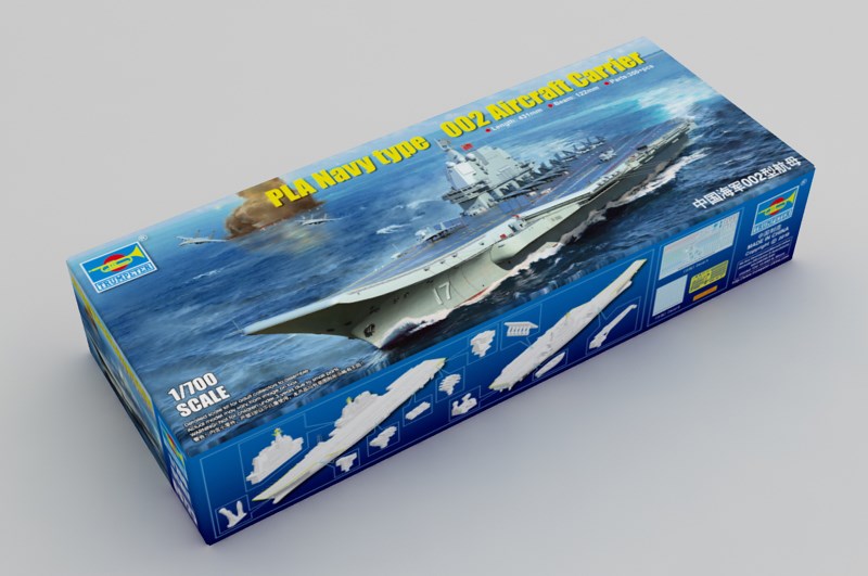 Trumpeter 06725 1/700 PLA Navy type 002 Aircraft Carrier (8967464681709)