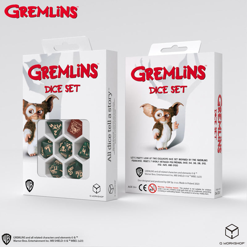 Q Workshop Grem/1A/190142/2023 Gremlins Dice Set (9003917181165)