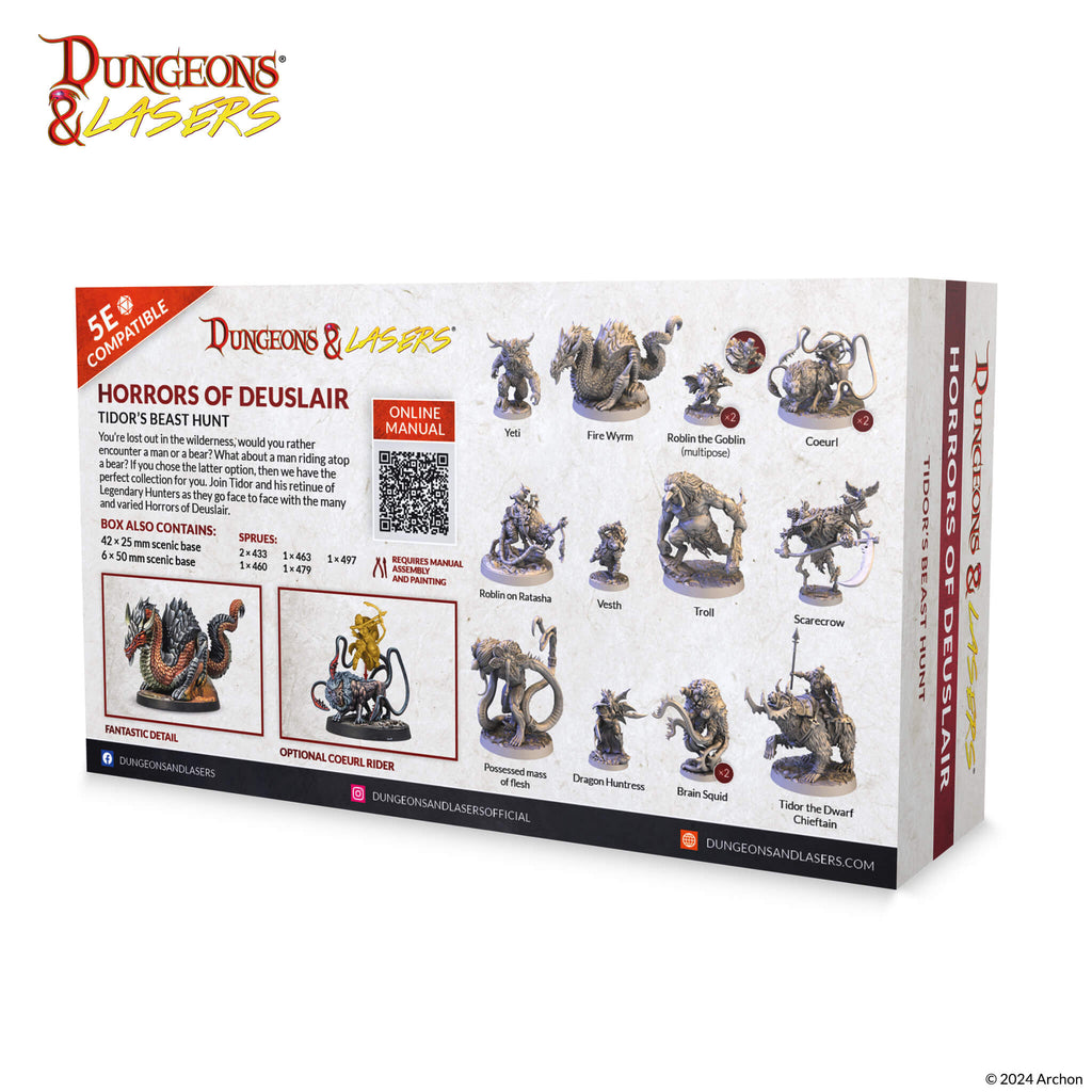 Archon Studio Dungeons & Lasers: Horrors Of Deuslair Miniatures Set (2)