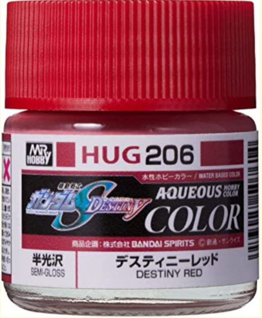 Gunze HUG206 Mr Hobby Aqueous Gundam Seed Destiny Red - Hobby City NZ (8435706593517)