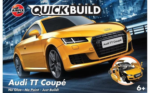 Airfix J6034 QUICK BUILD: Audi TT Coupe (Yellow) (4756152057905)