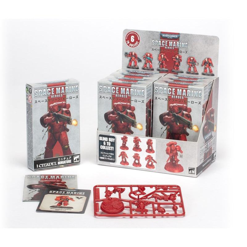 Space Marine Heroes Series 4 Display - Blood Angels Collection Two - Primaris (Individual box)