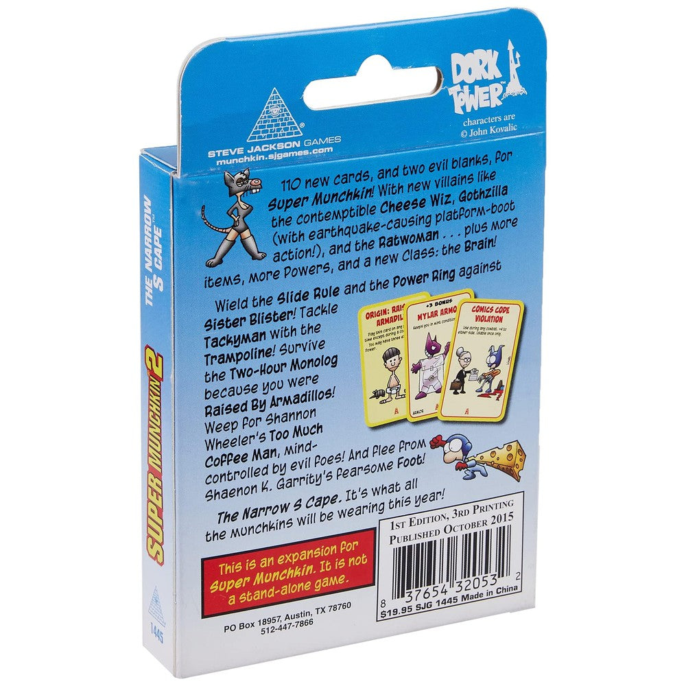 Steve Jackson Games Munchkin Super Munchkin 2 The Narrow S Cape Card Game Expansion (2)