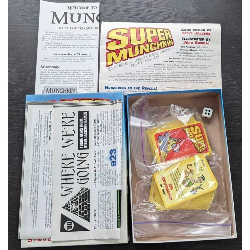 Steve Jackson Games Munchkin Super Munchkin 2 The Narrow S Cape Card Game Expansion (4)