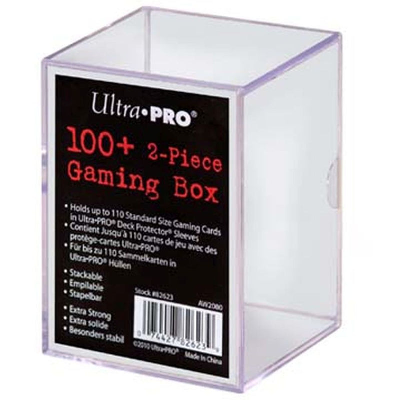 Ultra Pro 82623 2-Piece Clear 100+ Deck Box (9003694850285)