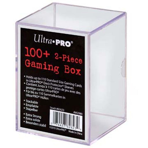 Ultra Pro 82623 2-Piece Clear 100+ Deck Box (9003694850285)