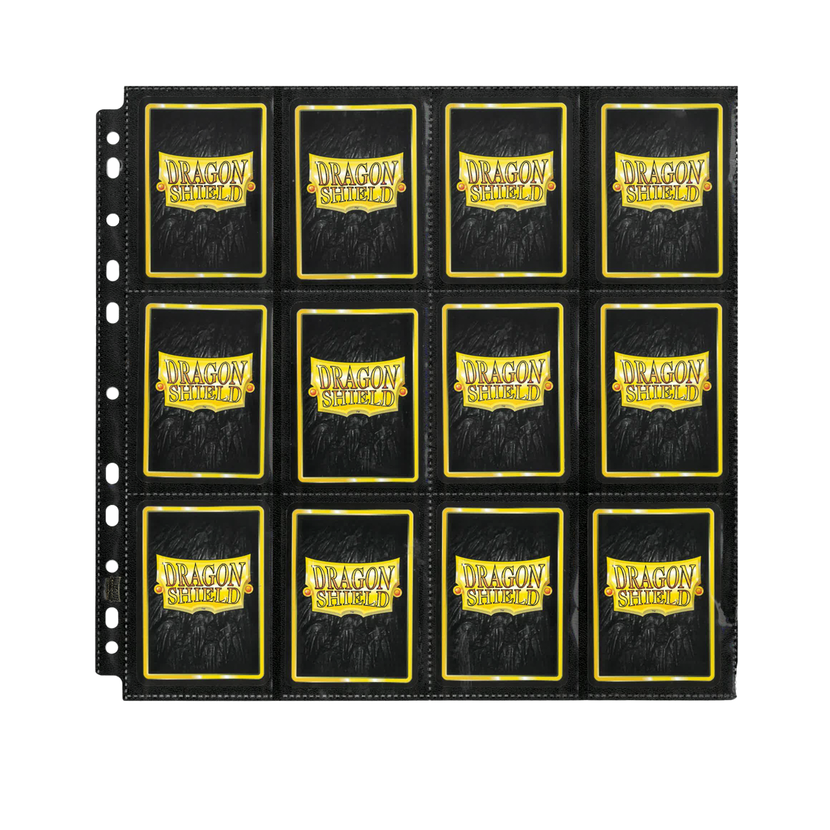 Dragon Shield: Binder Pages 24-Pocket Display Black - AT-10304