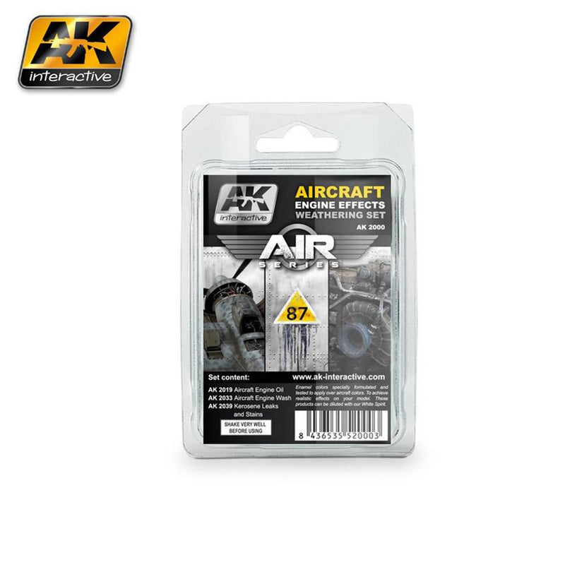 AK Interactive AK2000 - AIRCRAFT ENG EFFECTS WE - Hobby City NZ