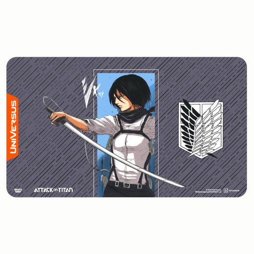 Universus AOT01-PM2 Attack on Titan Playmat Battle for Humanity: Mikasa (9003871174893)