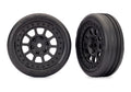 Traxxas Multi-Spoke 2.2in Black Assembled RC Wheel & Tyre Set