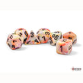 Chessex Festive Mega-hedral Circus/Black 7-Die Dice Set