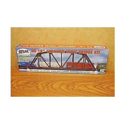 Atlas 889 HO Kit Code 100 18 Through Truss Bridge Silver" (536769921073)