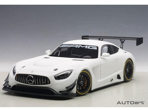 AUTOart 81531 1/18 MERCEDES AMG GT3 PLAIN COLOUR VERSION (MATT WHITE) (8950410477805)