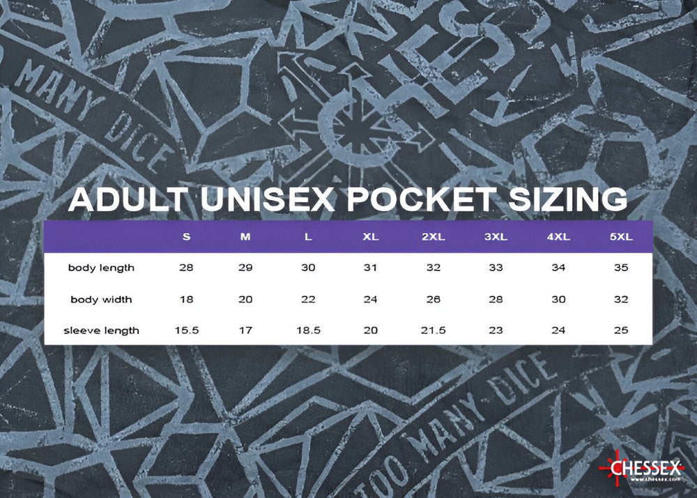 Chessex Unisex T-Shirt with Pocket Apparel (2)