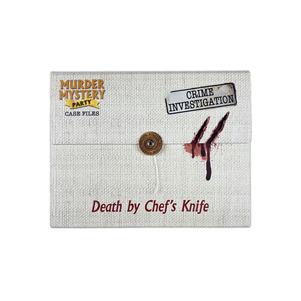 Murder Mystery Party 33283 Murder Mystery Party Case File Death by Chefs Knife