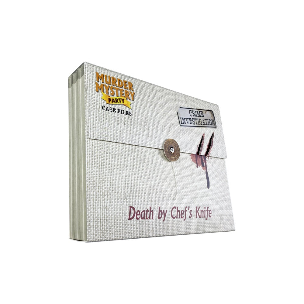 Murder Mystery Party 33283 Murder Mystery Party Case File Death by Chefs Knife