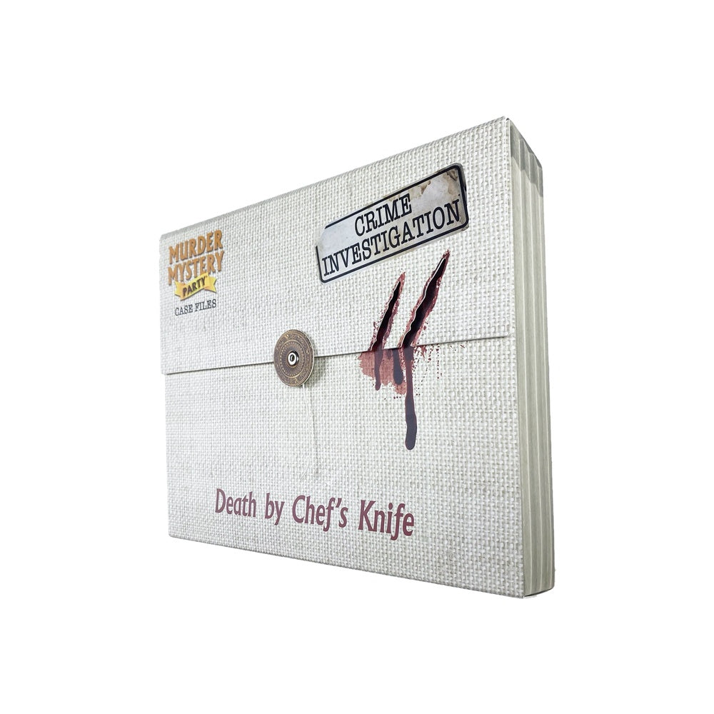 Murder Mystery Party 33283 Murder Mystery Party Case File Death by Chefs Knife