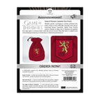 Q Workshop Game of Thrones Lannister Dice Pouch (2)