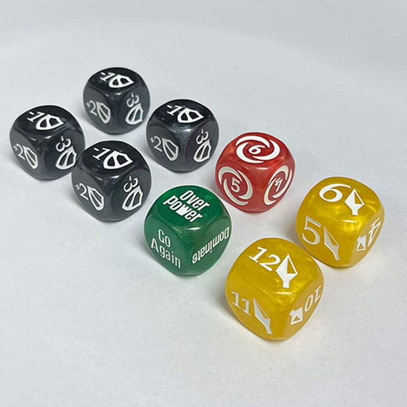 Thai Cards 25OPAQUE 25mm Flesh and Blood Dice Set 8pc (Opaque) (9004800508141)