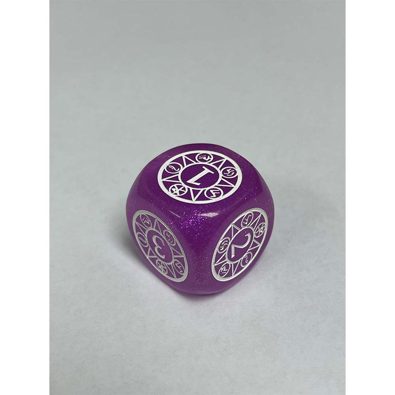 Thai Cards 25RUNE1 25MM Single Dice Runechant (Glitter) (9004800540909)