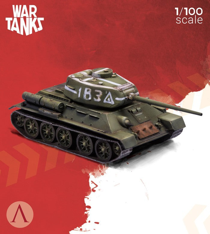 Scale 75 SWT-003 Figures War Tanks T34/85 1:100