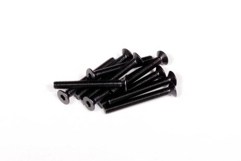 zAXIAL AXA150 - M3x25mm Hex Socket Flat Head (Black) (10pcs)