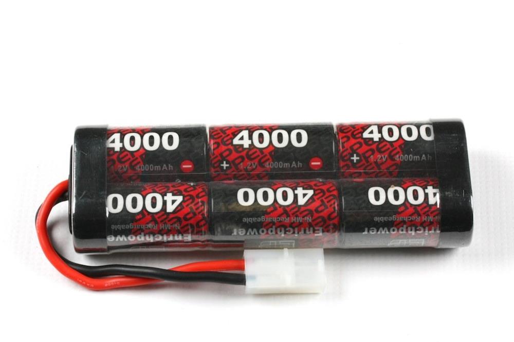 Enrich Power ENF4000SC 4000mAh 7.2V NiMH Stick Pack (Tamiya/Molex)