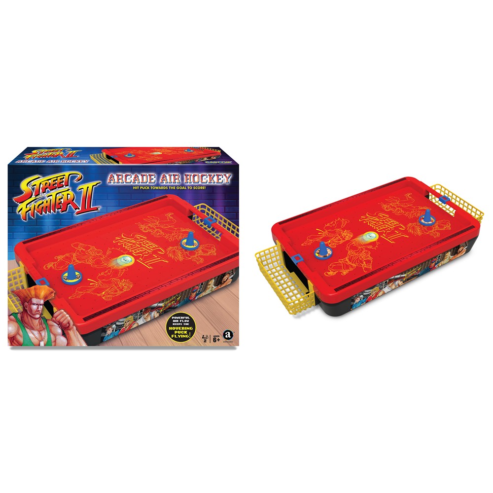 University Games Street Fighter II Arcade Air Hockey Board Game (2)