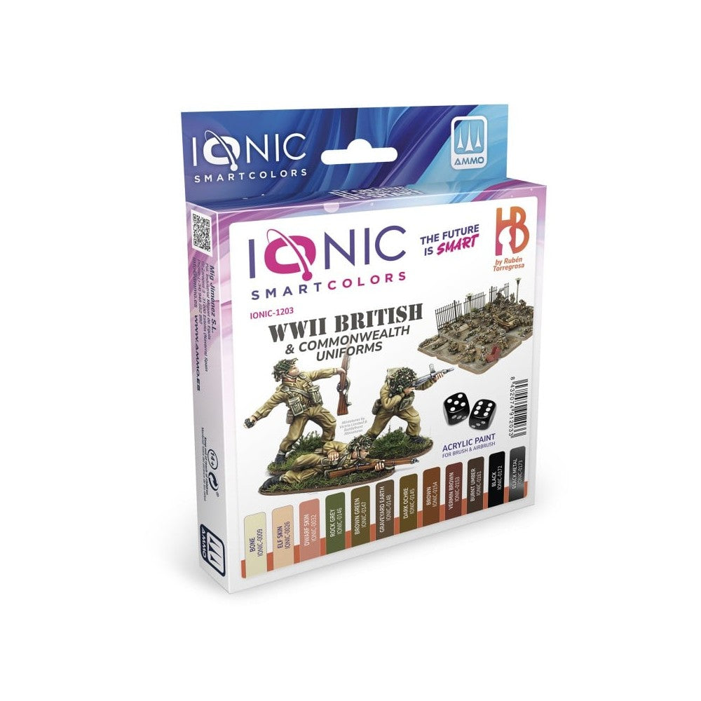 Ammo By Mig Ionic WWII British & Commonwealth Uniforms Paint Set - IONIC-1203