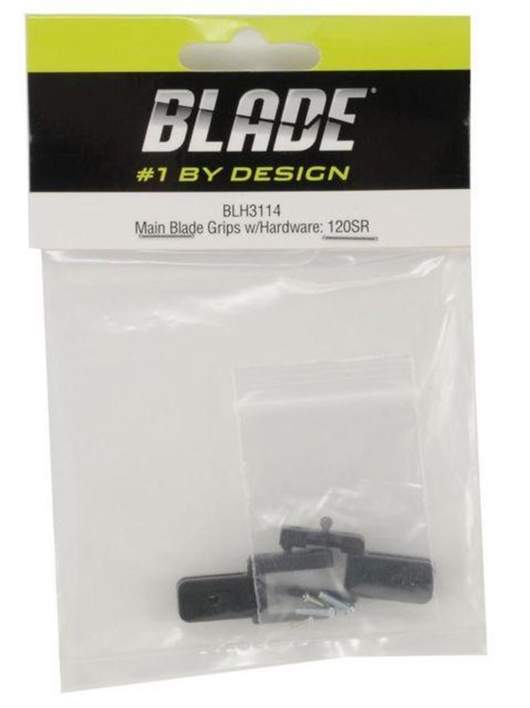 Blade BLH3114 Main Blade Grips with Hardware: 120SR - Hobby City NZ (10908448967)
