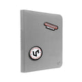 Ultra Pro PATCHCRAFT Zippered 9-Pocket PRO- Grey Trading Card Binder