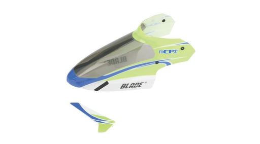 Blade BLH3519 Complete Green Canopy with Vertical Fin: mCP X (8294584778989)