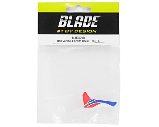 Blade BLH3520R Red Vertical Fin with Decal: mCP X (10908454791)