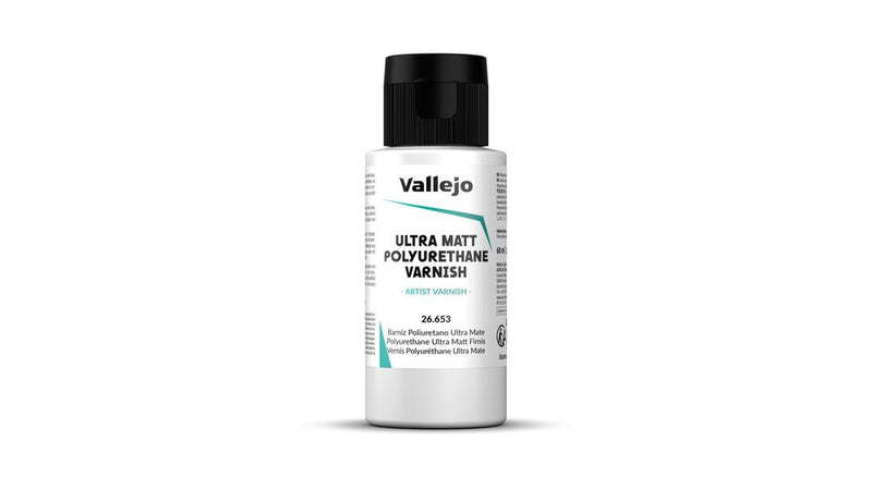 Vallejo AV26653 Ultra Matt Polyurethane Varnish 18ml - Hobby City NZ (9004810469613)