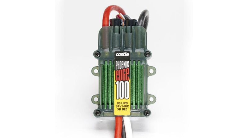 Castle Creations 010010000 Phoenix Edge 100-Amp 34V ESC w/5 Amp BEC - Hobby City NZ