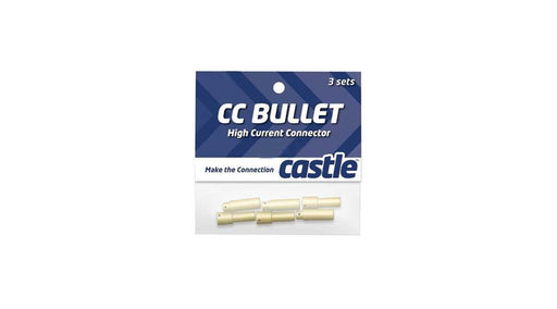 Castle Creations CCBUL553 5.5mm High Current CC Bullet Connector Set (10908648263)