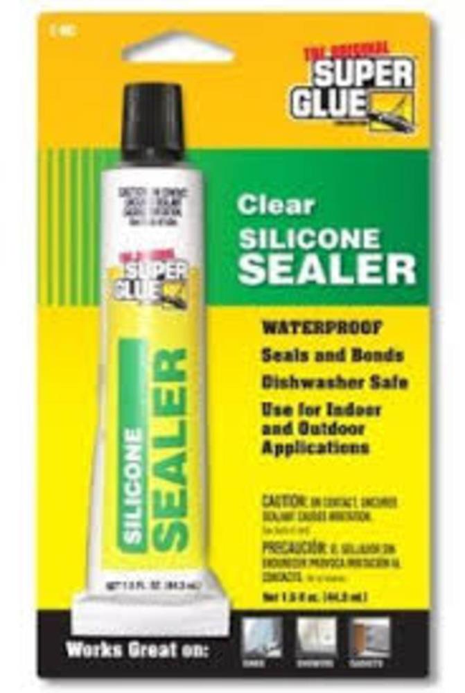 Super Glue Clear Silicone Sealant