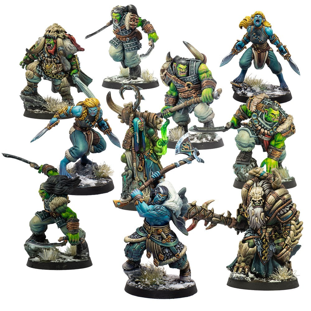 Corvus Belli Warcrow Northern Tribes Action Pack Miniature Set (2)
