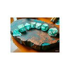 Chessex Marble Mega-hedral Oxi-Copper/White 7-Die Dice Set (2)