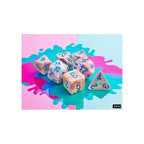Chessex Festive Mega-hedral Pop Art/Blue Dice Set (2)