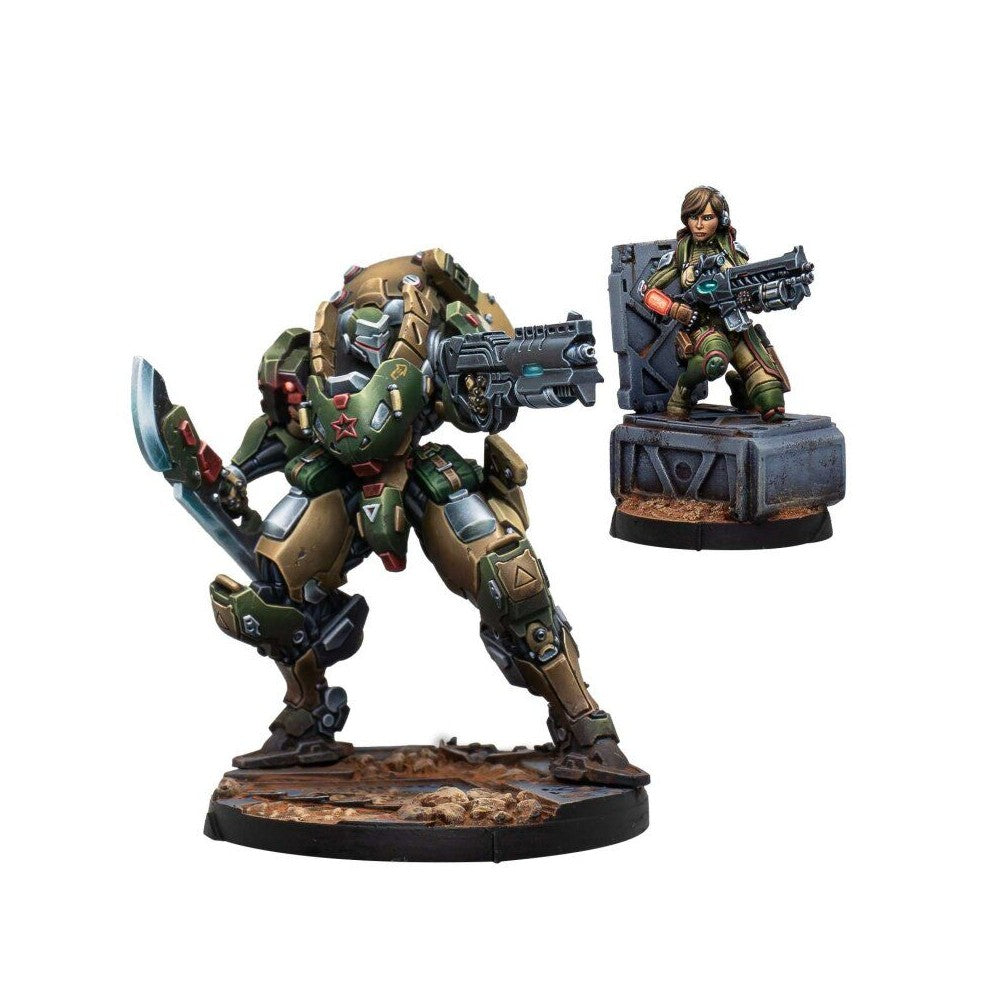 Corvus Belli Infinity NA2 Anaconda Mercenary TAG Squadron Figure (2)