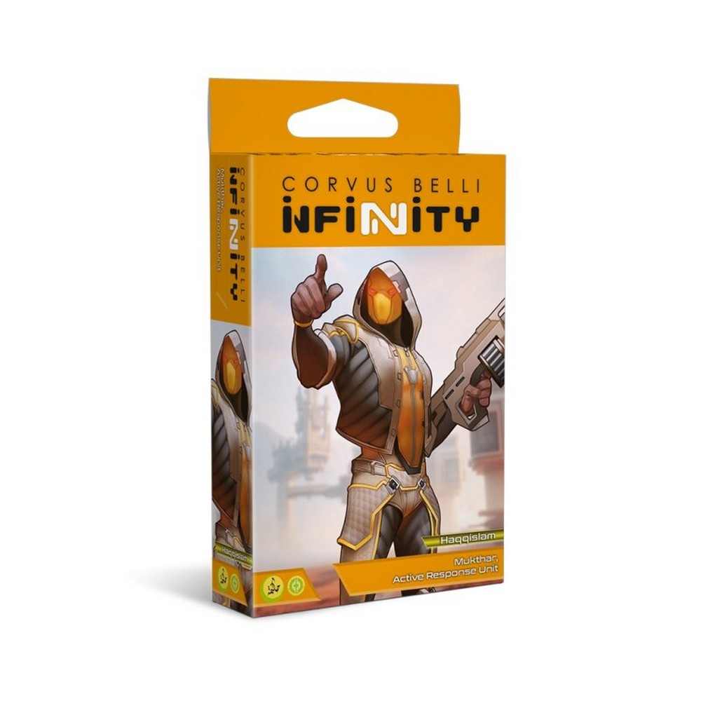 Corvus Belli Infinity Haqqislam Mukthar Active Response Unit Figure