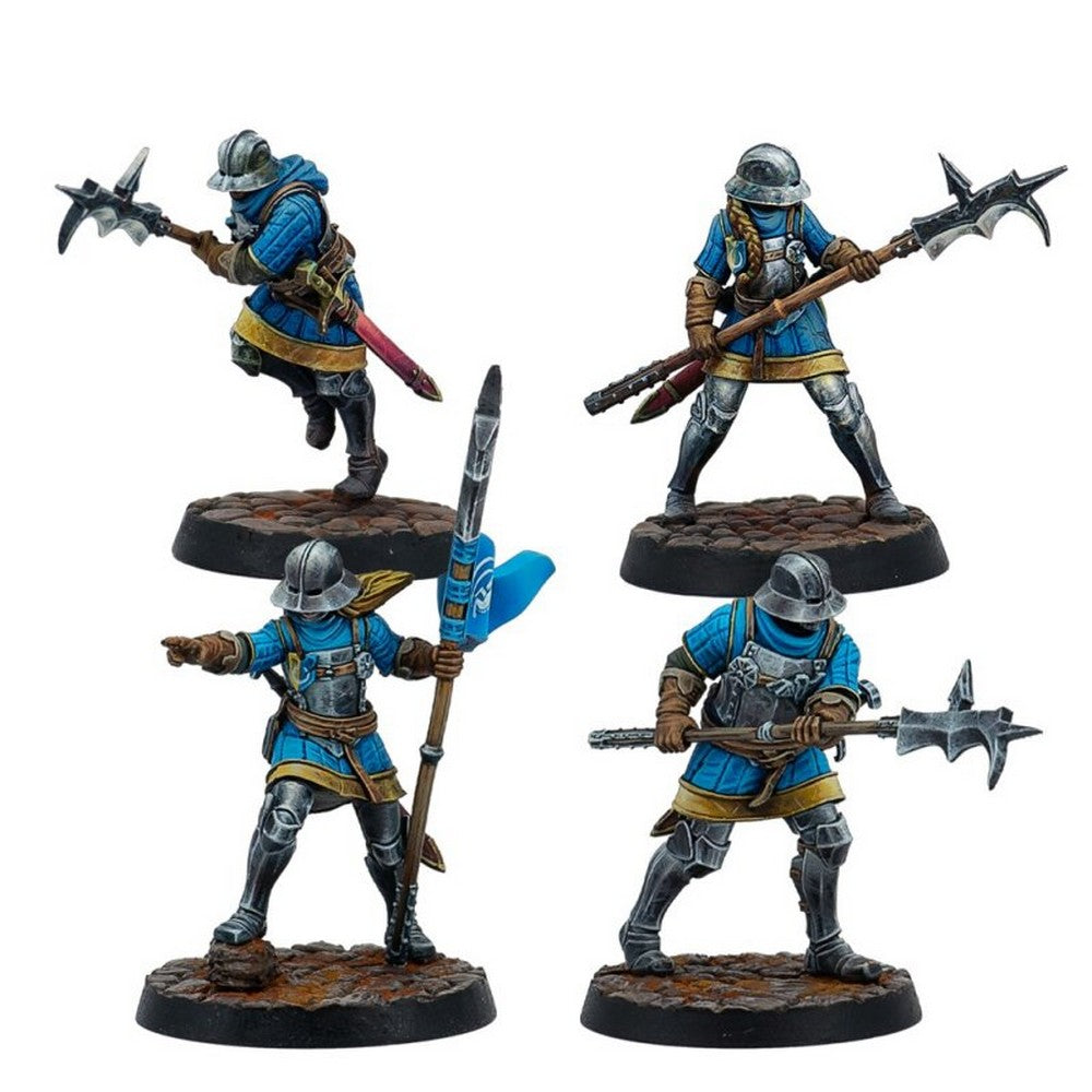 Corvus Belli Warcrow Feudom Guisarmiers Figure (2)