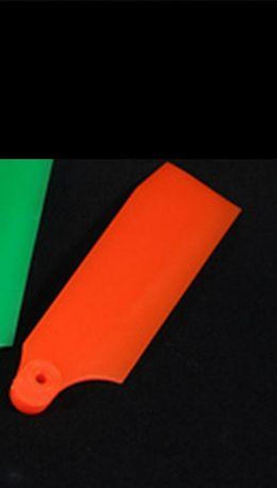 zCompass KB4067 250 TAIL BLADES NEON ORG 40MM