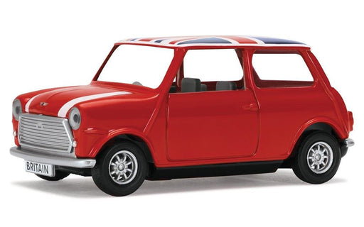 Corgi GS82109 1/36 Best of British: Classic Mini - Red w/Union Jack Roof (8324592763117)